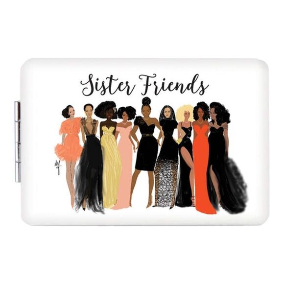 Statement Compact Mirror | Sister Friends - Picture 1 of 2